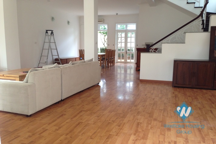 Charming villa 2-C5 Ciputra in Westlake area, Tay Ho, Hanoi for rent with 5 bedrooms